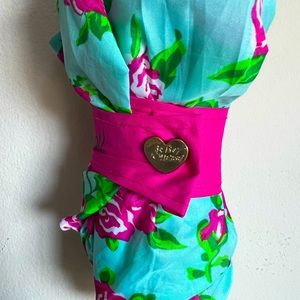 Betsey Johnson Rose Umbrella in the Color Aqua